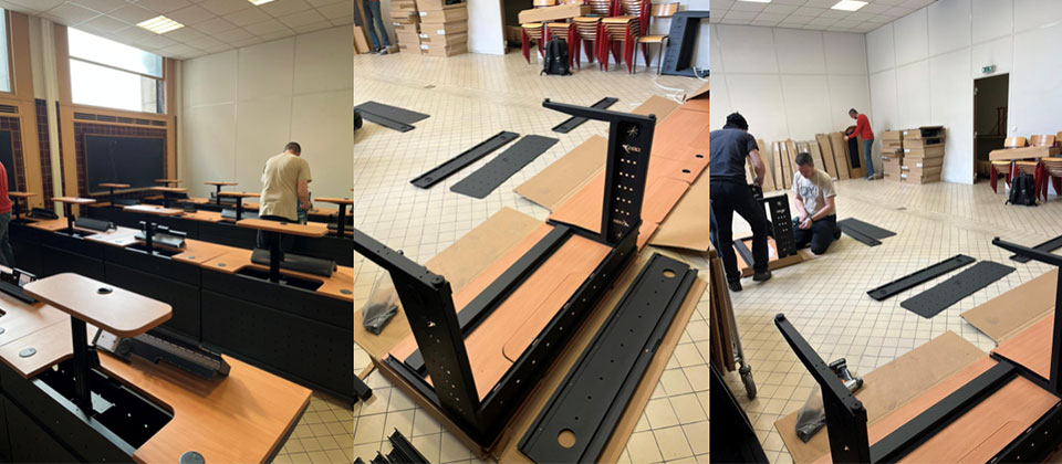 Mobilier salle informatique