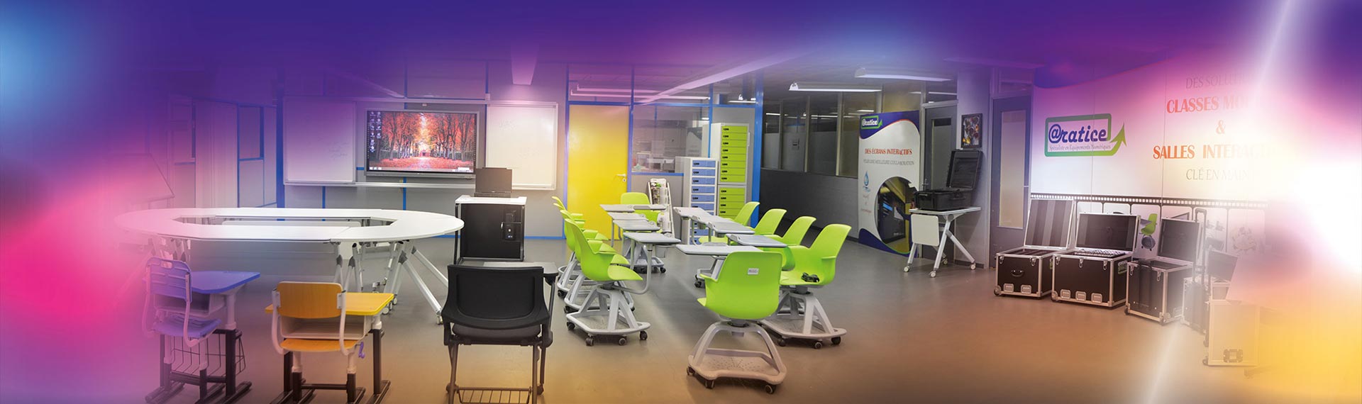 Aratice, spécialiste<br><h3>en équipements numériques<br>& solutions multimédia</h3>::Des solutions clés en main<br>pour l'éducation, les collectivités<br>et les entreprises