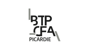 Logo BTP CFA PICARDIE, école de BTP