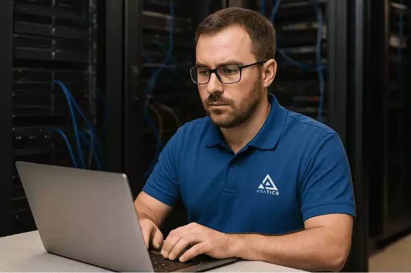 Une équipe de techniciens experts pour la gestion de vos parcs informatiques et audiovisuels