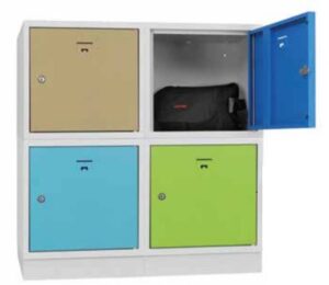 Socle casiers individuels Gris 40cm