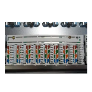 Panneau de brassage rack 19''. 24 ports RJ45. cat.6. Blindé