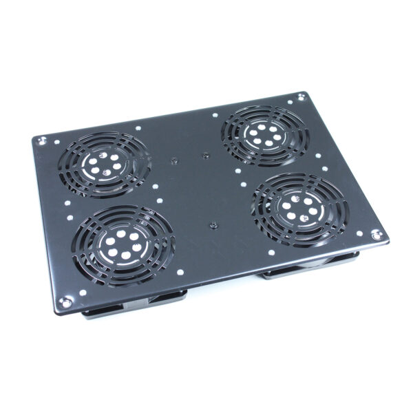 Bloc 4 ventilateurs de toit pour rack et baie de brassage 19''