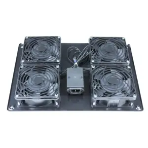 Bloc 4 ventilateurs de toit pour rack et baie de brassage 19''