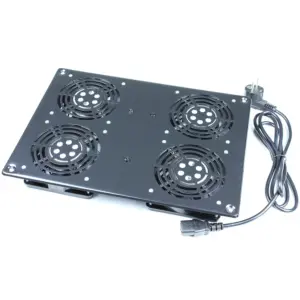 Bloc 4 ventilateurs de toit pour rack et baie de brassage 19''