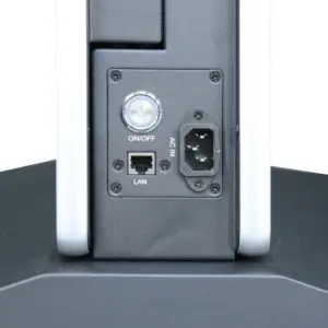 Totem vidéo double face 43''. FULL HD. 500 cd. 24h/7j. Indoor. Tactile