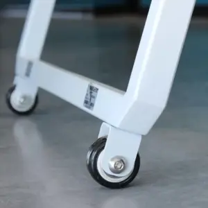 Totem vidéo pliable 43''. FULL HD. 500 cd. 24h/7j. Indoor. Blanc