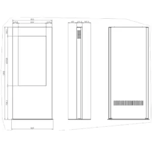 Structure totem écran 49"