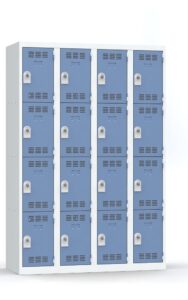 Monobloc 4 portes superposé en colonne largeur 30cm