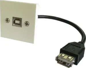 Plastron 45x45 USB2.0 BF / AF 0.20m
