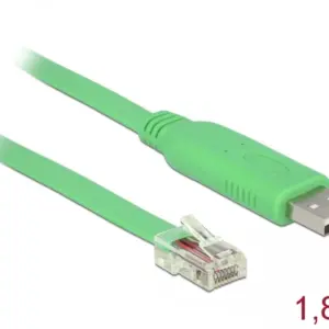 Convertisseur USB 2.0 à RS232 RJ45 M, 1.80m - 62960