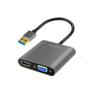 Convertisseur USB 3.0 à VGA + HDMI