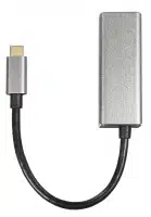 Convertisseur USB-C 3.1 à RJ45 Gigabit 10/100/1000 Noir