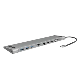 Station d'accueil USB-C 3.2 4K, 11 ports