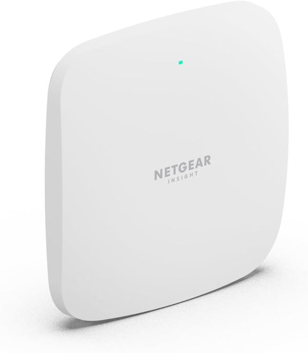 NETGEAR Point d'accès sans Fil (WAX605) - Vitesse WiFi 6 Dual-Band AX3000, Jusqu'à 256 appareils connectés, 802.11ax, Mesh, Alimentation PoE ou Adaptateur Secteur