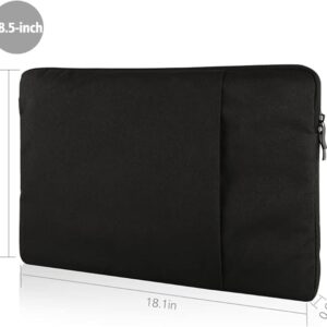 UPERFECT Housse de Transport pour Ecran Portable 18,5 Pouces, Sacoche Verticale en Polyester pour Ordinateur Portable, Etui de Protection avec Poche Zippée pour Ecran 18,5 Pouces, Tablette