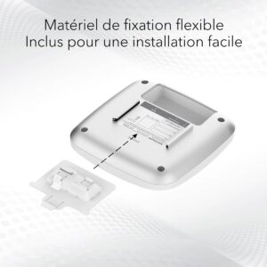 NETGEAR Point d'accès sans Fil (WAX605) - Vitesse WiFi 6 Dual-Band AX3000, Jusqu'à 256 appareils connectés, 802.11ax, Mesh, Alimentation PoE ou Adaptateur Secteur