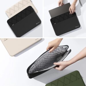 Smatree Housse pour Ordinateur Portable 15,6 Pouces pour Acer Nitro V 15 Gaming Laptop, Acer TravelMate P2 TMP215-54-76JG, Predator Triton 300, étui de Protection avec Poche pour Accessoires (E619)