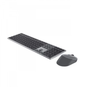 DELL KM7321W clavier Souris incluse RF sans fil + Bluetooth QWERTY US International Gris, Titane