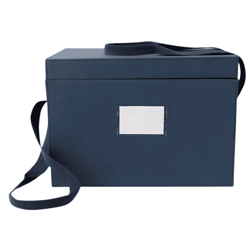 Boite de rangement permettant la mise en place du dispositif Portable en pause dnas les collèges et lycées, efficace grâce à sa technologie anti-ondes pour un environnement propice à l'apprentissage et à la concentration