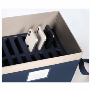 Dotée de 16 emplacements indivuduels, la collecte et la restitution des appareils dans le cadre de la pause numérique est simple et rapide. Grâce à sa technologie anti-ondes, vous mettez en place un environnement propice à l'apprentissage et à la concentration