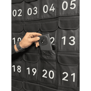 Araphone Wall 36 - Mur de 36 pochettes anti-ondes pour Portable en pause