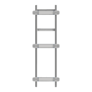 Support mural BalanceBox avec renfort, pour écran interactif, réglable en hauteur manuellement (jusqu'à 400mm)