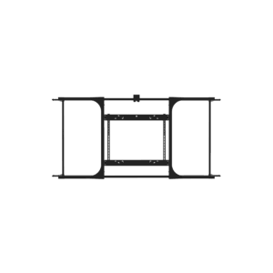 Support mobile BalanceBox pour écran interactif de 75", réglable en hauteur manuellement (jusqu'à 650mm), avec Tableaux Blancs 75’’