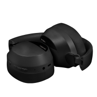 Casque multimédia stéréo Bluetooth 6.0 Sound Wave, ANC, AUX 3,5 mm, autonomie de 15 heures, noir