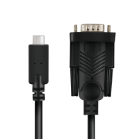 Convertisseur USB-C à Série RS232 DB9M 1.20m
