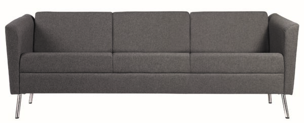 Canapé 3 place Specio Piètement chromé