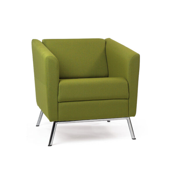 Canapé 1 place Specio Piètement chromé