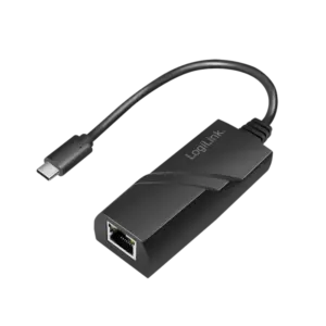 Convertisseur USB-C 3.2 à RJ45 Gigabit 10/100/1000 Noir