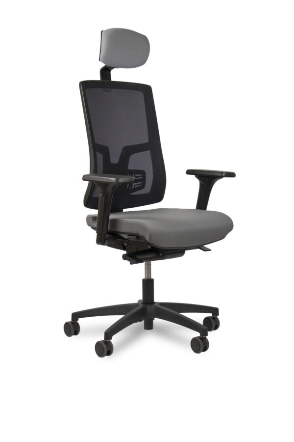 Chaise haut dossier avec soutien lombaire réglable Vita