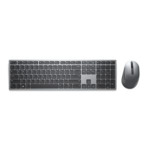 DELL KM7321W clavier Souris incluse RF sans fil + Bluetooth QWERTY US International Gris, Titane