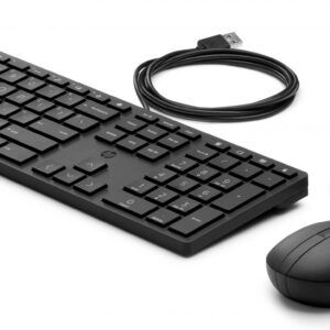 HP ensemble cordé USB 320MK noir QWERTY (9SR36AA#ABB)