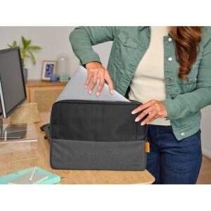 Trust Lisboa Housse Ordinateur Portable 16 Pouces, Pochette en Plastique Recyclé, Sacoche Voyage PC Homme Femme