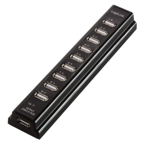 Hub USB 2.0, 4 ou 10 ports avec alimentation
