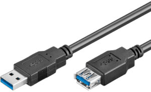 Rallonge USB3.0 A vers A M/F Noir