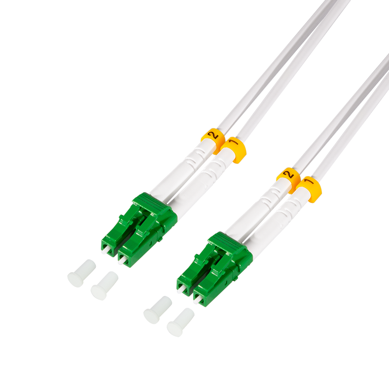 LC/APC - LC/APC Duplex 9/125µ - Armé acier - Blanc - Aratice ...
