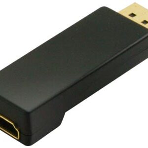 Adaptateur DisplayPort 1.1 M vers HDMI F, monobloc, Noir