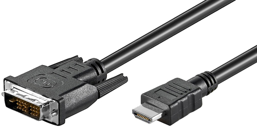 Cordon HDMI-A M / DVI-D M