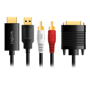 Cordon HDMI à VGA + Audio - 2.00m - CV0052A