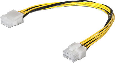 Rallonge d'alimentation PCI Express 8 points M/F - 0.30m