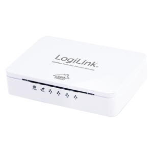 Switch CPL 4 ports 10/100Mbps LogiLink - NS0065