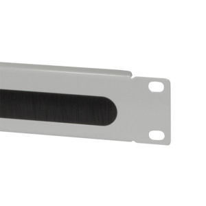 Panneau 1U balai 19" Gris