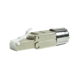 Connecteur Industriel RJ45 Cat8.1 blindé, câble souple et rigide