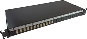 Tiroir optique équipé 24 LC Duplex - Noir