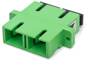 Traversée SC/APC Monomode Duplex - Vert