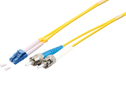 LC - ST Duplex Monomode 9/125µ - Jaune